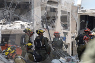 Building in Bat Yam Damaged by Ballistic Missile Shot From Iran