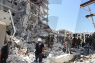 Building in Bat Yam Damaged by Ballistic Missile Shot From Iran