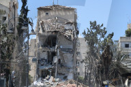 Building in Bat Yam Damaged by Ballistic Missile Shot From Iran