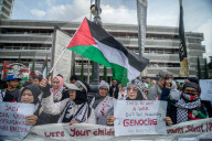 Global March To Gaza Solidarity Rally In Bandung