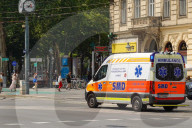 SMD Ambulance On Urban Emergency Duty In Vienna