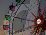 Illuminated Ferris Wheel At Munich’s 867th City Birthday Festival