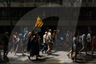 Anti Tourism Demonstration In Barcelona