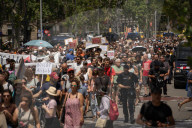 Anti Tourism Demonstration In Barcelona