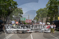 Anti Tourism Demonstration In Barcelona