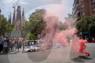 Anti Tourism Demonstration In Barcelona