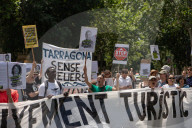 Anti Tourism Demonstration In Barcelona