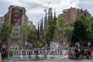 Anti Tourism Demonstration In Barcelona