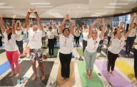 ''Yogathon'' Ahead Of 11th International Yoga Day In India, Kolkata 