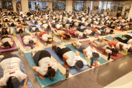 ''Yogathon'' Ahead Of 11th International Yoga Day In India, Kolkata 