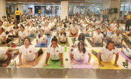 ''Yogathon'' Ahead Of 11th International Yoga Day In India, Kolkata 