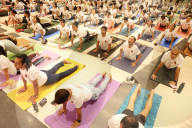 ''Yogathon'' Ahead Of 11th International Yoga Day In India, Kolkata 