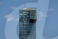 EY Logo On IZD Tower In Vienna