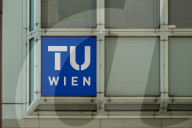 TU Wien University Logo On Campus Building In Vienna