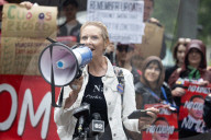 NYC Mayoral Candidates Hold Press Conference During “No Kings” Protest In Bryant Park