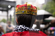 NYC Mayoral Candidates Hold Press Conference During “No Kings” Protest In Bryant Park