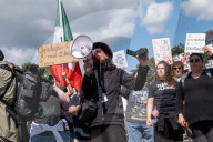 No Kings Protest In Seattle, WA