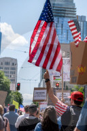 No Kings Protest In Seattle, WA