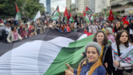 Thousands Join Sao Paulo Rally As Part Of The Global Day Of Action For Gaza