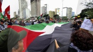Thousands Join Sao Paulo Rally As Part Of The Global Day Of Action For Gaza