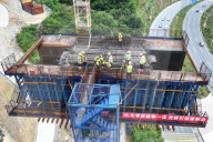 First Self-built Railway Aojiang Special Bridge Construction in Fuzhou