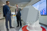 The Chief Secretary to the Treasury Darren Jones visits aerospace engineering specialists Leonardo in Edinburgh