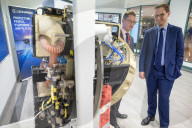 The Chief Secretary to the Treasury Darren Jones visits aerospace engineering specialists Leonardo in Edinburgh