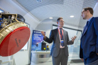The Chief Secretary to the Treasury Darren Jones visits aerospace engineering specialists Leonardo in Edinburgh