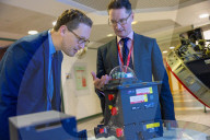 The Chief Secretary to the Treasury Darren Jones visits aerospace engineering specialists Leonardo in Edinburgh