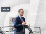 Guests departs Sunday with Laura Kuenssberg at the BBC, Broadcasting House, London, UK.