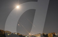 Iranian Missiles Facing Off Against Israeli Interceptors Over Beirut 