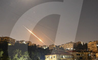 Iranian Missiles Facing Off Against Israeli Interceptors Over Beirut 