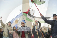 World March For Gaza In Buenos Aires, Argentina