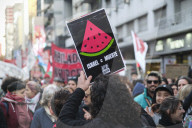 World March For Gaza In Buenos Aires, Argentina