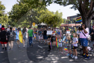 The LGBTQ+ Community, Along With Allies, Community Members And Associated Businesses And Organizations, March From Southside Park To The State Capital
