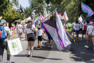 The LGBTQ+ Community, Along With Allies, Community Members And Associated Businesses And Organizations, March From Southside Park To The State Capital