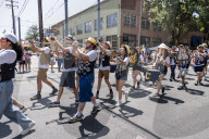 The LGBTQ+ Community, Along With Allies, Community Members And Associated Businesses And Organizations, March From Southside Park To The State Capital