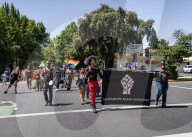 The LGBTQ+ Community, Along With Allies, Community Members And Associated Businesses And Organizations, March From Southside Park To The State Capital