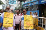 Air India Plane Crash Protest In India, Kolkata