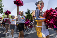 The LGBTQ+ Community, Along With Allies, Community Members And Associated Businesses And Organizations, March From Southside Park To The State Capital