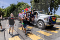 The LGBTQ+ Community, Along With Allies, Community Members And Associated Businesses And Organizations, March From Southside Park To The State Capital