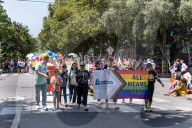The LGBTQ+ Community, Along With Allies, Community Members And Associated Businesses And Organizations, March From Southside Park To The State Capital