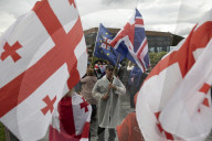 200th Day Of Continuous Demonstration In Tbilisi, Georgia
