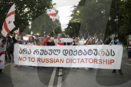 200th Day Of Continuous Demonstration In Tbilisi, Georgia