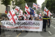 200th Day Of Continuous Demonstration In Tbilisi, Georgia