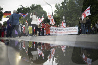 200th Day Of Continuous Demonstration In Tbilisi, Georgia