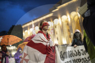 200th Day Of Continuous Demonstration In Tbilisi, Georgia