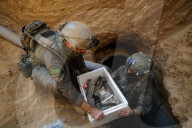 Gaza hospital tunnel where Hamas leader Mohammed Sinwar was killed