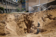 Gaza hospital tunnel where Hamas leader Mohammed Sinwar was killed