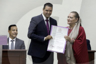 Ceremony To Deliver The Majority Vote Certificates Of The Judicial Branch Election